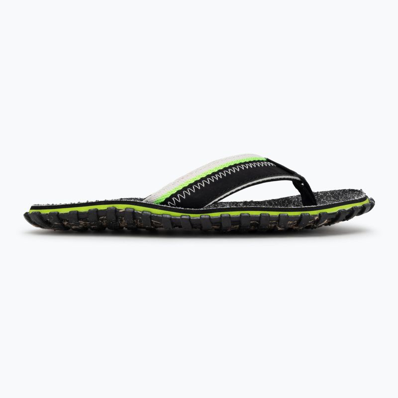 Gumbies Cairns lime flip flops 2