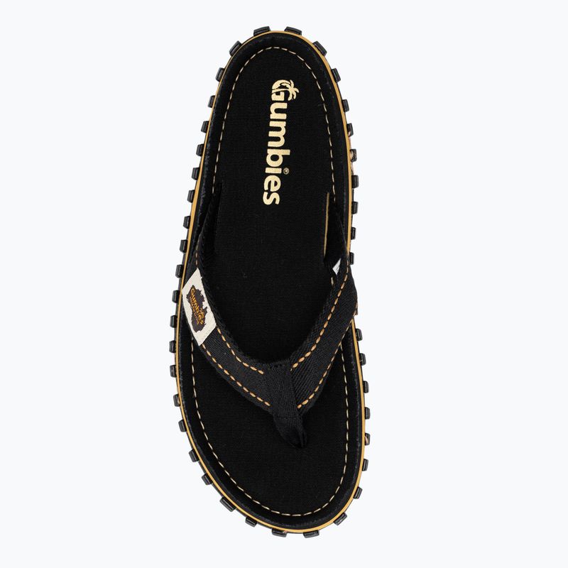Gumbies Islander flip flops black 5