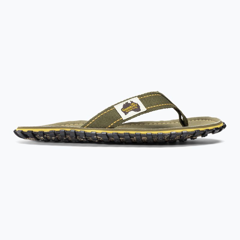 Gumbies Islander khaki flip flops 2