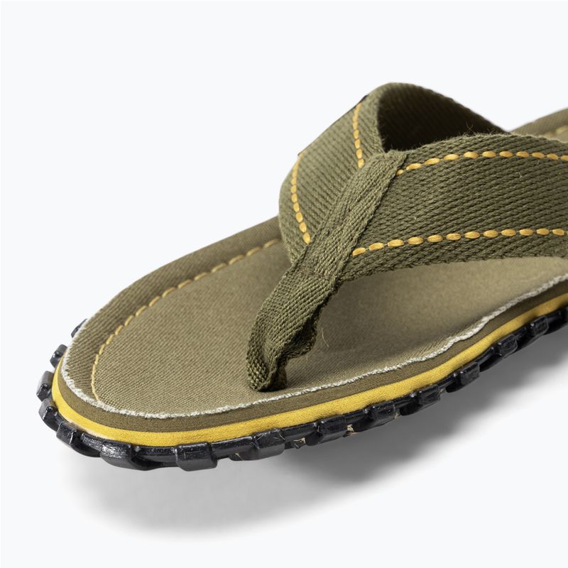 Gumbies Islander khaki flip flops 7