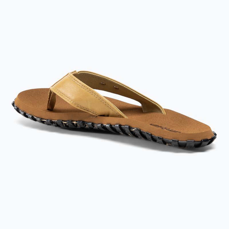 Gumbies Vegovert tan flip flops 3