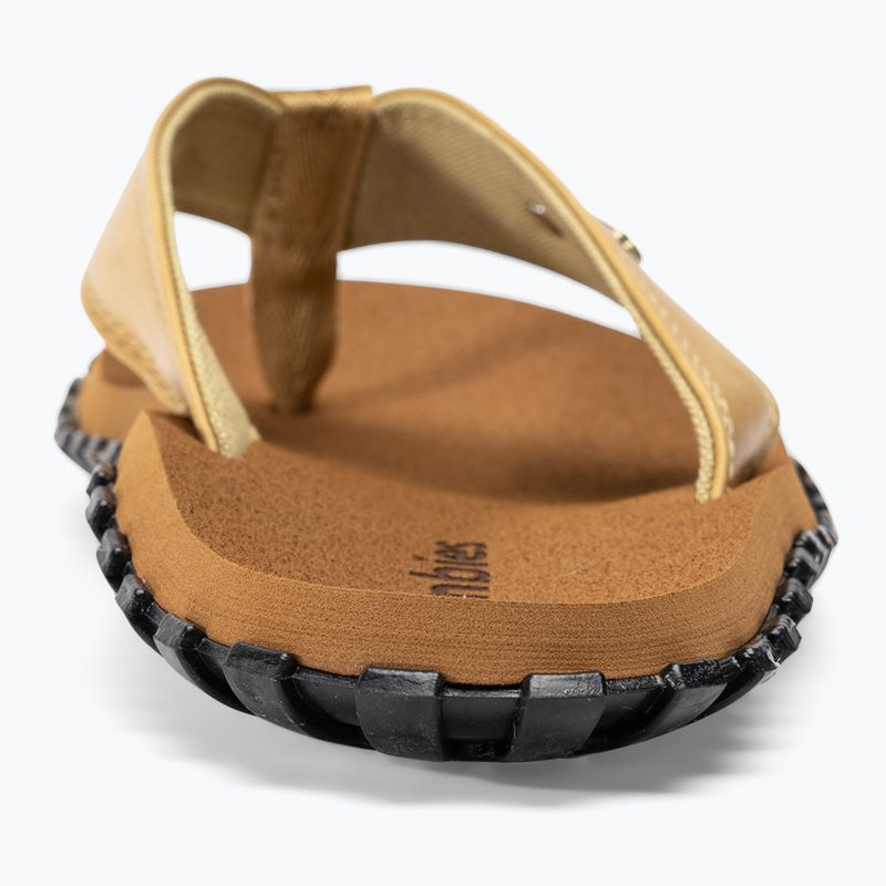 Gumbies Vegovert tan flip flops 6