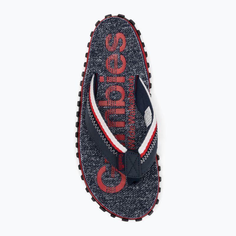 Gumbies Cairns flip flops red 4