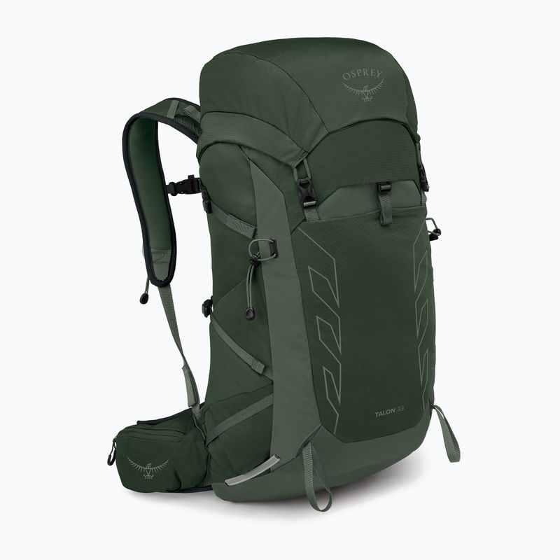 Men's hiking backpack Osprey Talon 33 l green canopy/ pine leaf