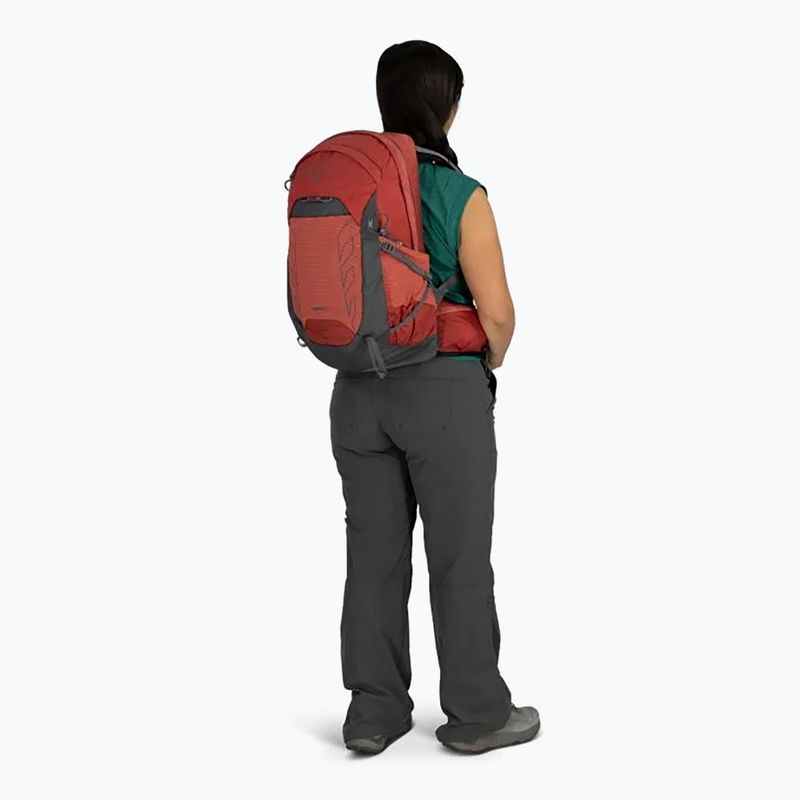 Osprey Tempest 22 l red pampas/coal grey women's hiking backpack 4