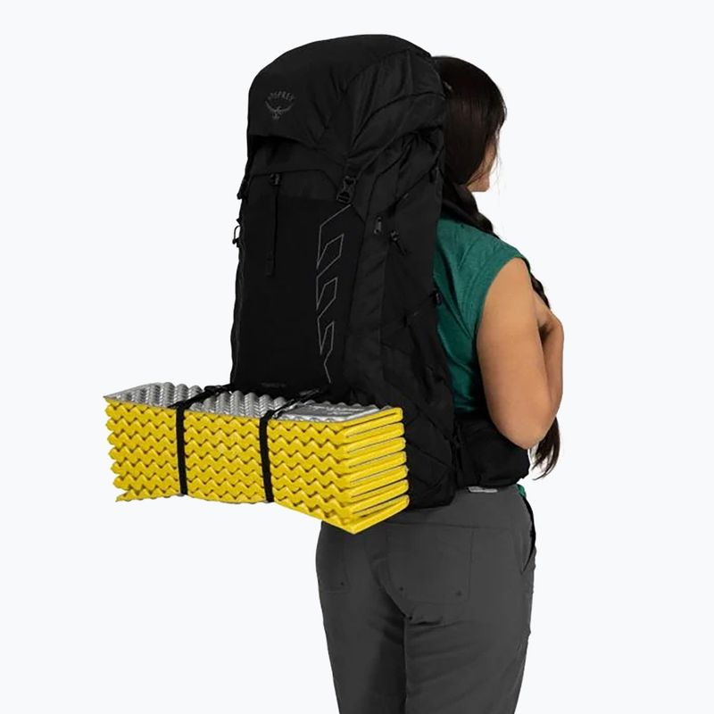 Women's trekking backpack Osprey Tempest 44 l black / coal grey 11