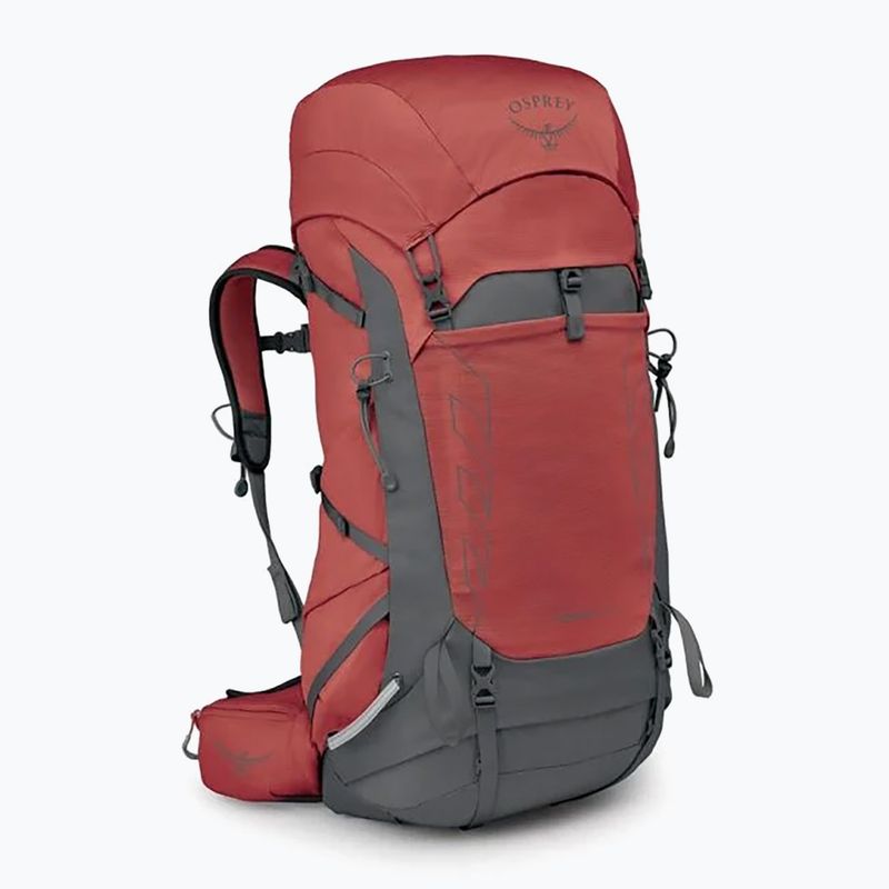 Women's trekking backpack Osprey Tempest 44 l red pampas/Coal Grey 3