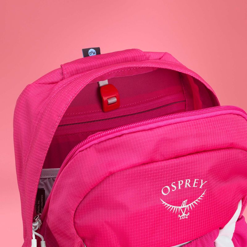 Children's hiking backpack Osprey Talon Jr 11 l hotspot pink 9