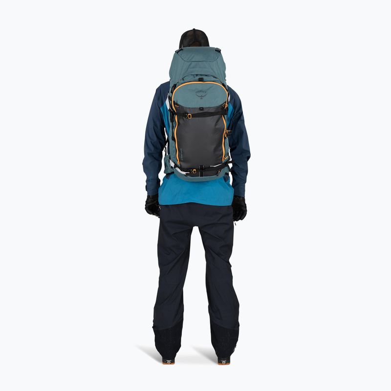 Ski touring backpack Osprey Soelden 45 l cascade blue/raven black 5