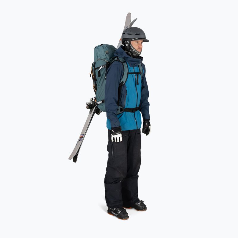 Ski touring backpack Osprey Soelden 45 l cascade blue/raven black 10