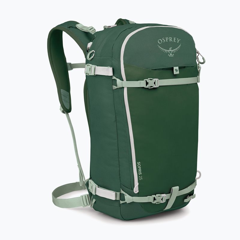 Women's ski touring backpack Osprey Sopris 25 l tundra green/green canopy 2