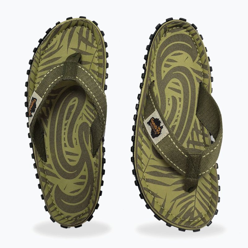Gumbies Islander khaki flip flops 4