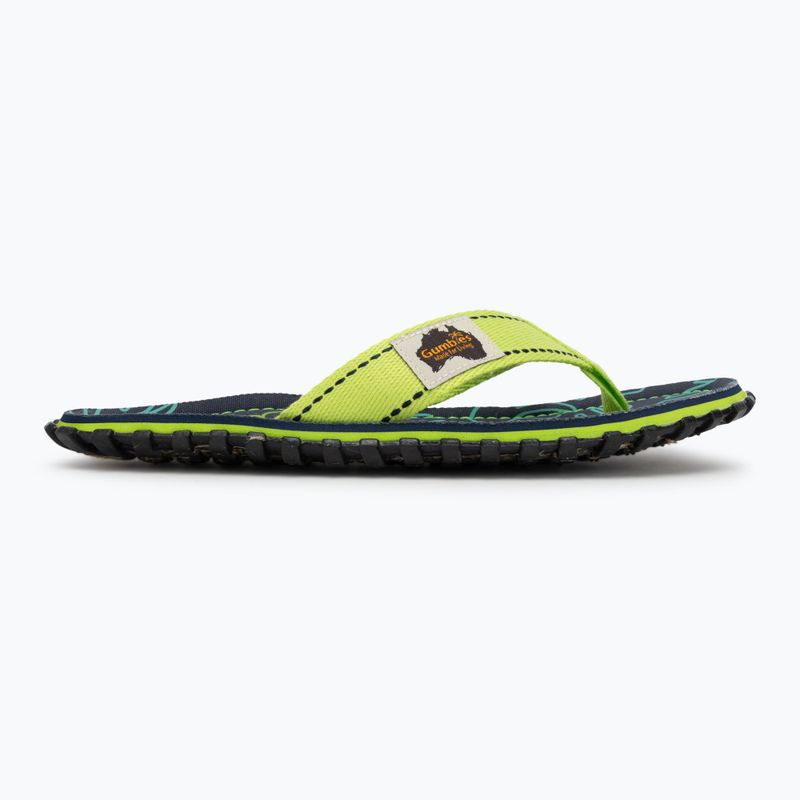Gumbies Islander lime hibiscus flip flops 2