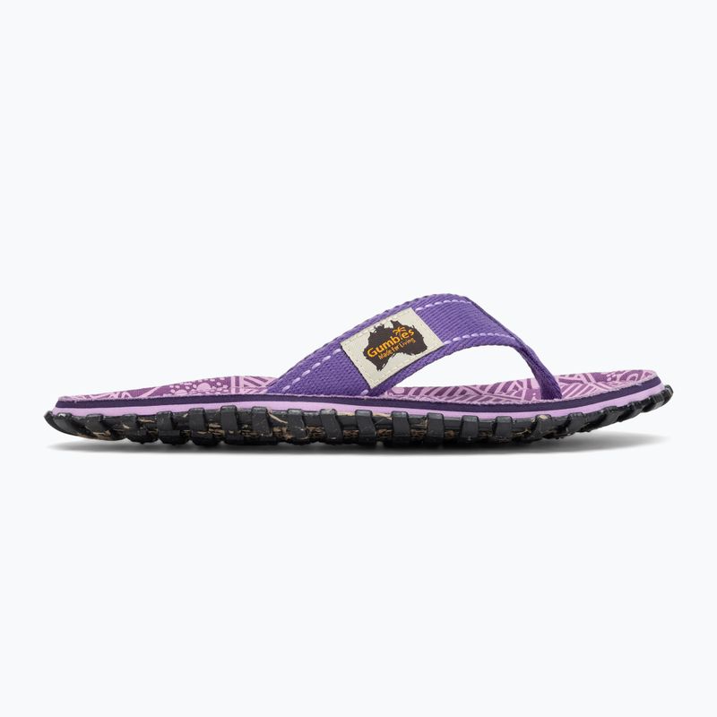 Gumbies Islander purple signature flip flops 2