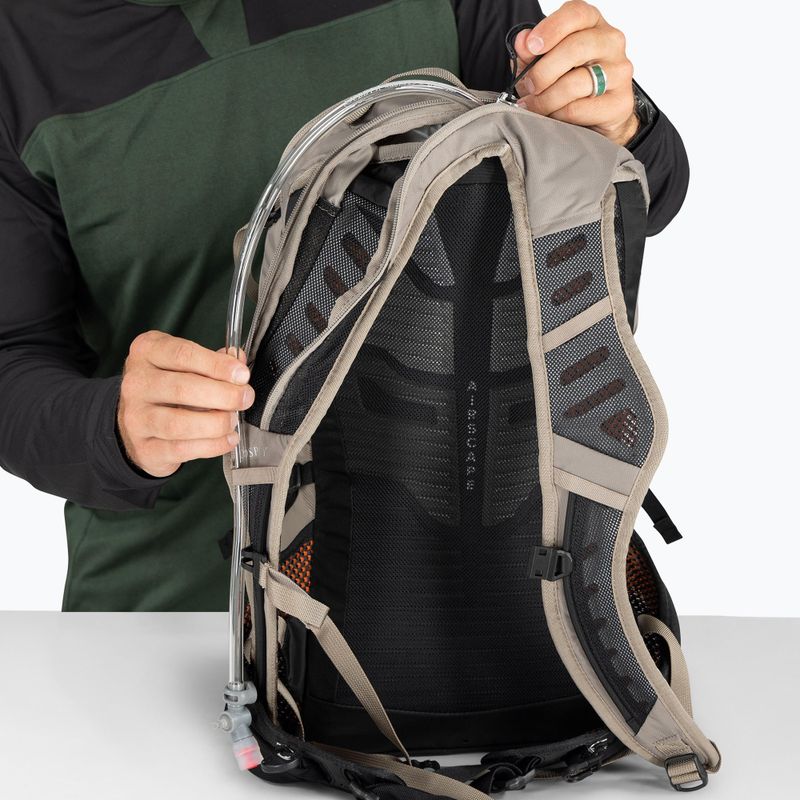 Osprey Raptor 14 bike backpack + 2.5 litre tank pediment grey 14