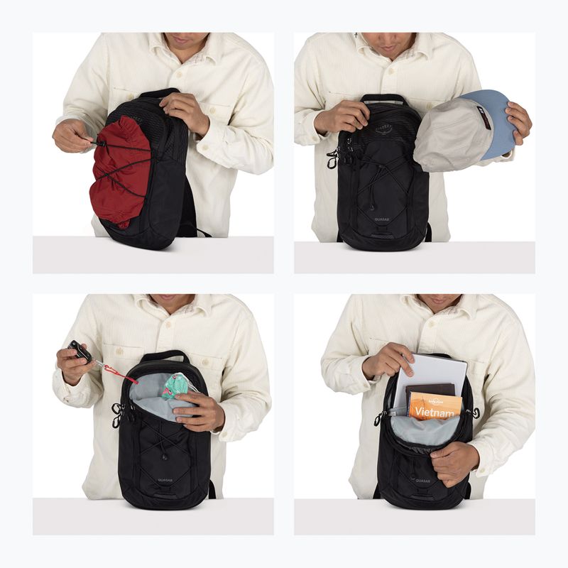 Urban sling bag Osprey Quasar Sling 6 l black 12