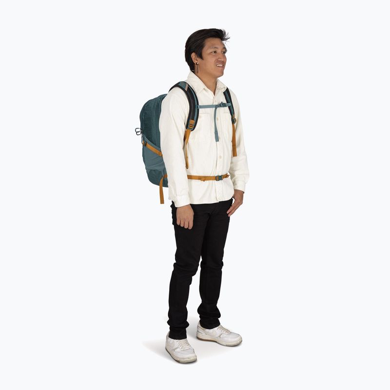 Urban backpack Osprey Quasar 26 l blue heather 7