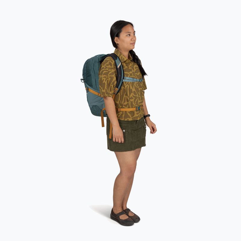 Urban backpack Osprey Quasar 26 l blue heather 10
