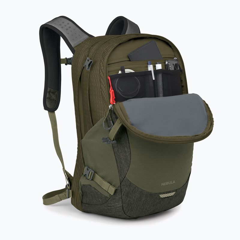 Urban backpack Osprey Nebula 32 l moss green/earl grey heather 5