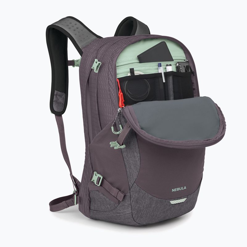 Urban backpack Osprey Nebula 32 l graphite/purple heather 4