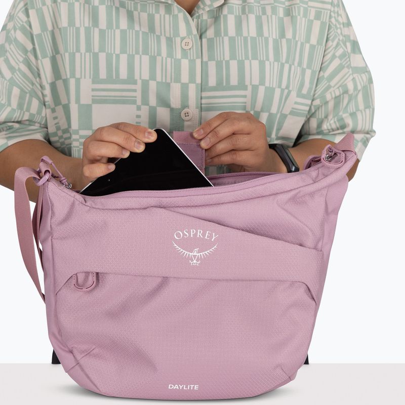 Pouch Osprey Daylite Crossbody Pouch 6 l iris pink 8