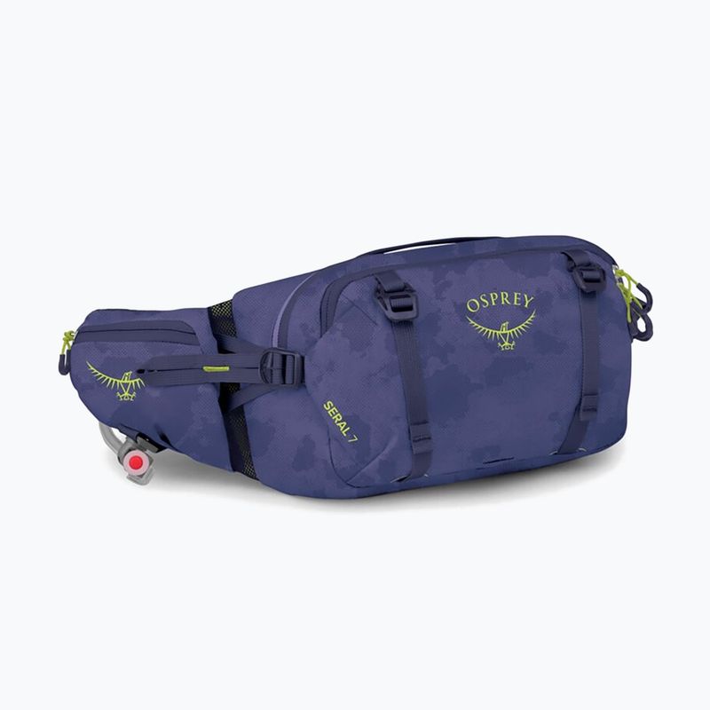 Waist bag Osprey Seral 7 l with hydration bladder 1.5 l botswana purple dust print 2