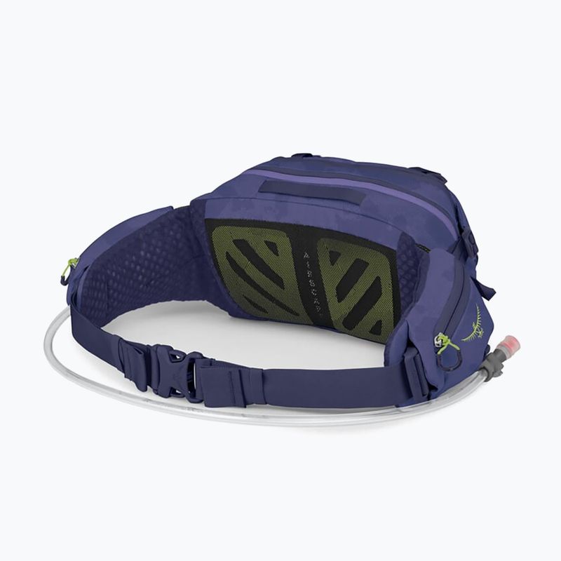 Waist bag Osprey Seral 7 l with hydration bladder 1.5 l botswana purple dust print 4