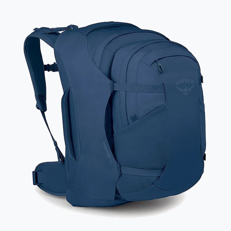 Hiking backpack Osprey Farpoint 55 l antique blue 2