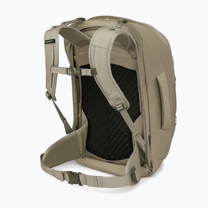 Hiking backpack Osprey Farpoint 55 l sawdust tan 3
