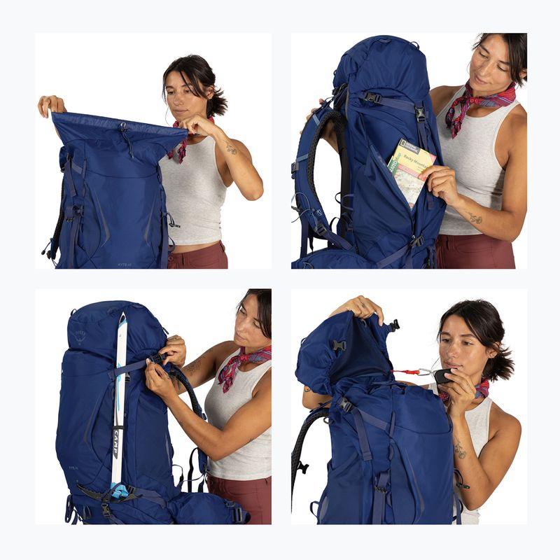 Hiking backpack Osprey Kyte 48 l serenity blue 13