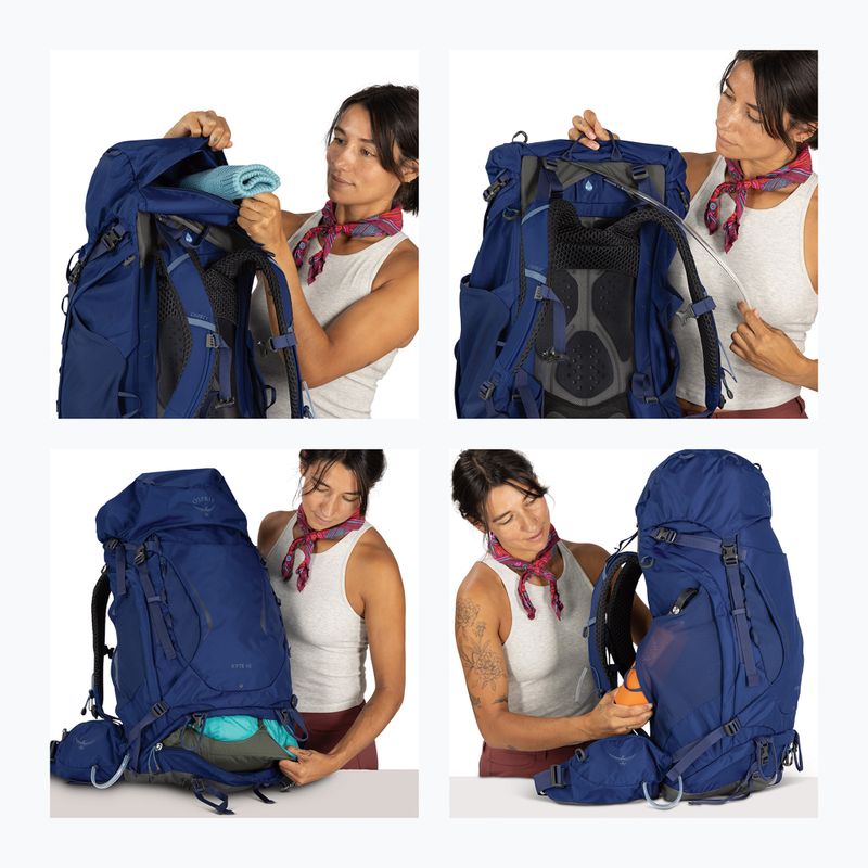 Hiking backpack Osprey Kyte 48 l serenity blue 14