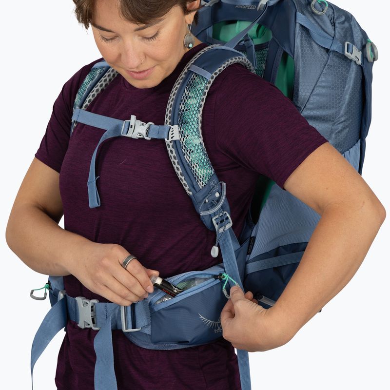 Women's hiking backpack Osprey Sirrus 24 l sevres blue 10