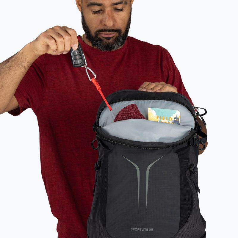 Hiking backpack Osprey Sportlite 25 l raven black 7