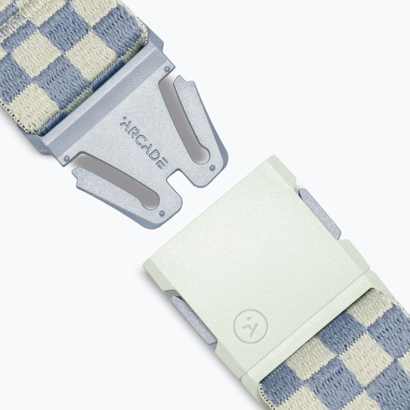 Trouser belt Arcade Check sky/sage 4