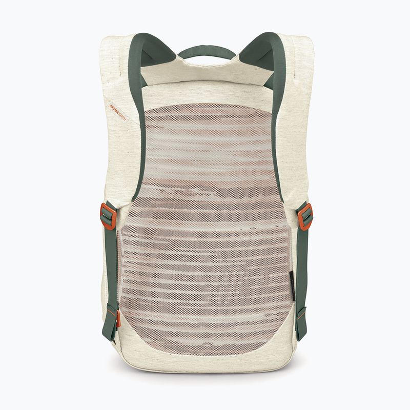 Urban backpack Osprey Arcane Roll Top Pack Earth 24 l moon beige/pine leaf 3