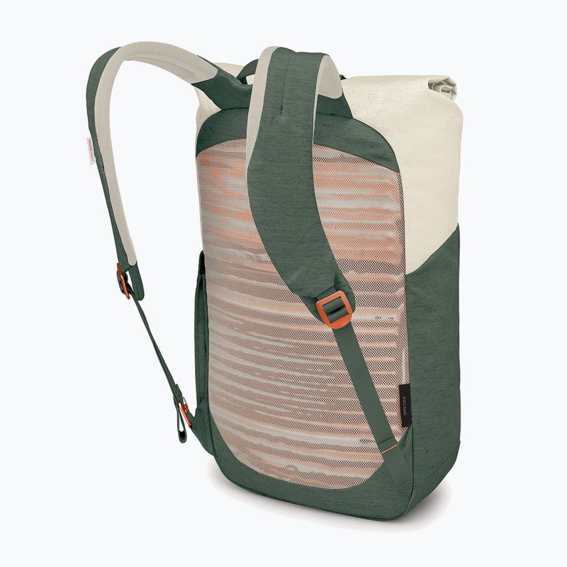 Urban backpack Osprey Arcane Roll Top Pack Earth 24 l moon beige/pine leaf 4