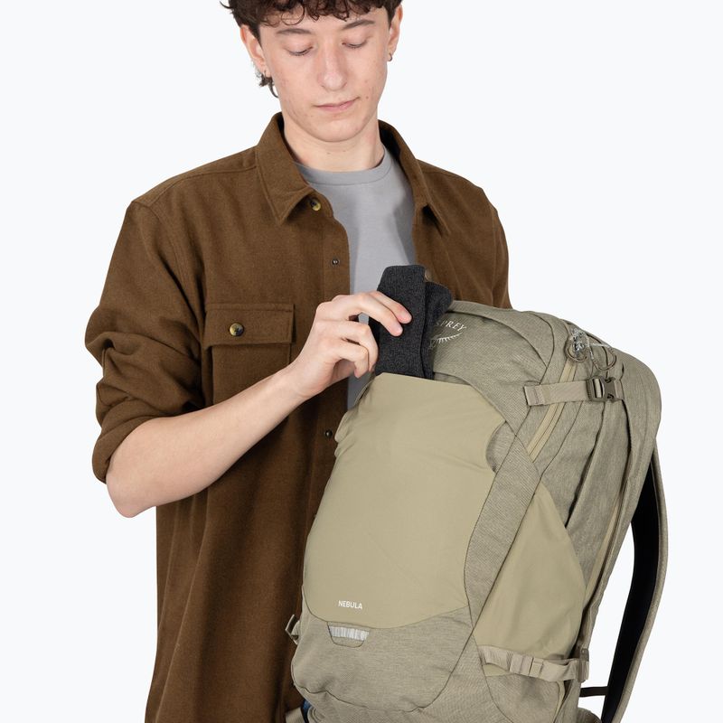 Urban backpack Osprey Nebula Driftshade 32 l olive tan 9
