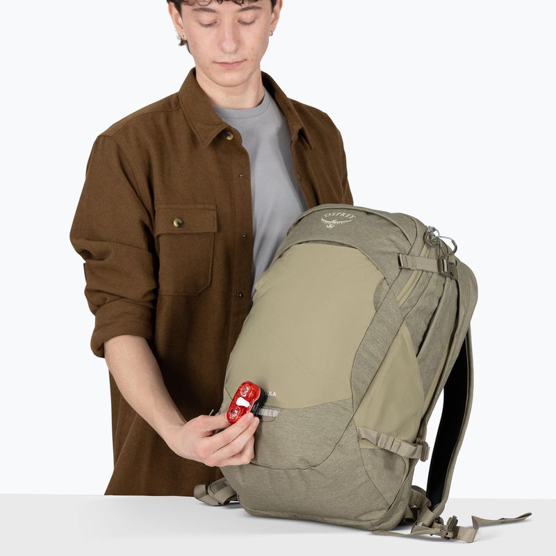 Urban backpack Osprey Nebula Driftshade 32 l olive tan 10
