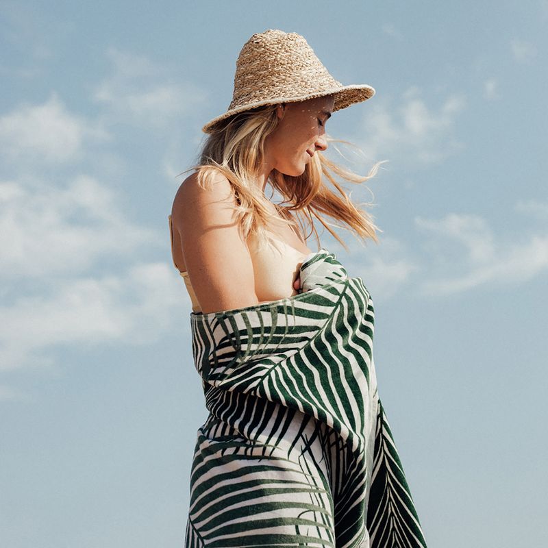 Slowtide towel Hall green 5