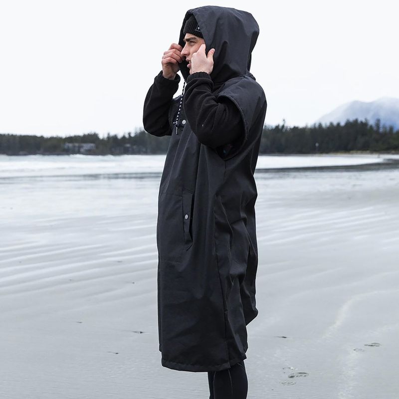 Slowtide waterproof black poncho 6