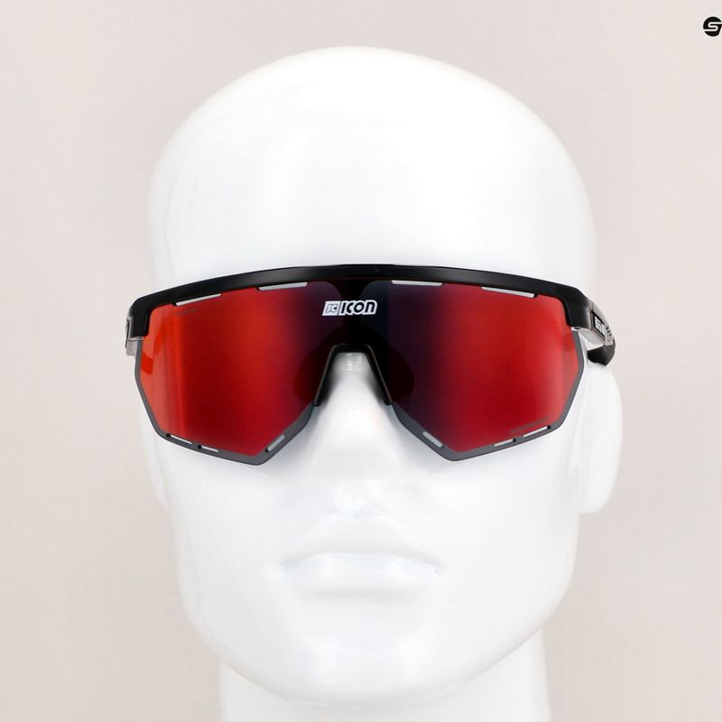 SCICON Aerowing black gloss/scnpp multimirror red cycling glasses EY26060201 9