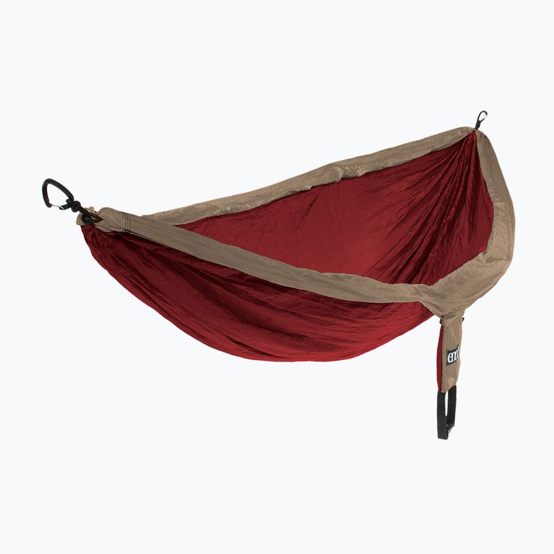 ENO DoubleNest khaki/maroon hiking hammock