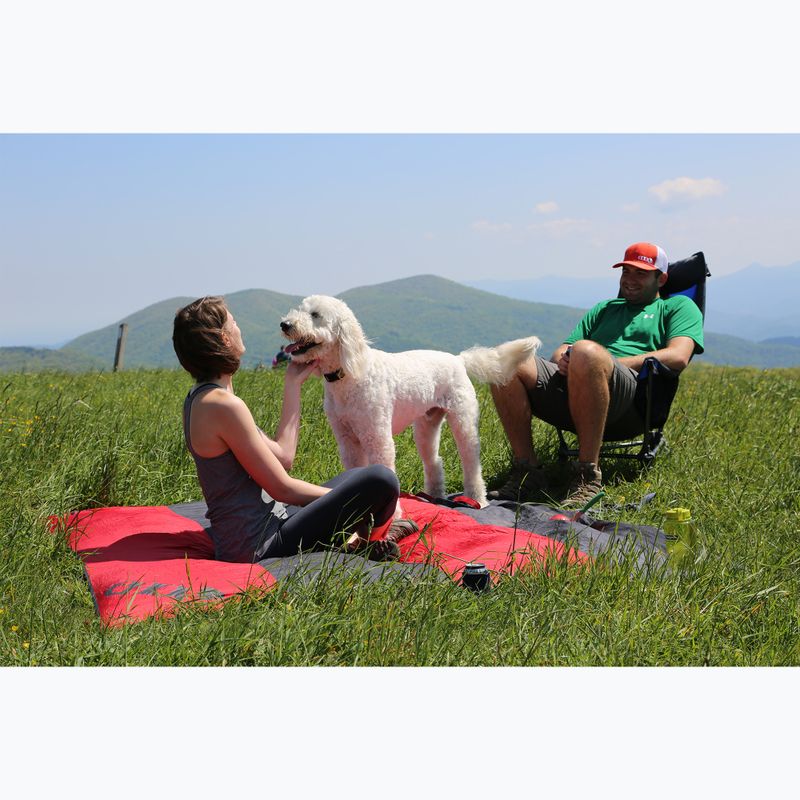 ENO Islander red/charcoal picnic blanket 7