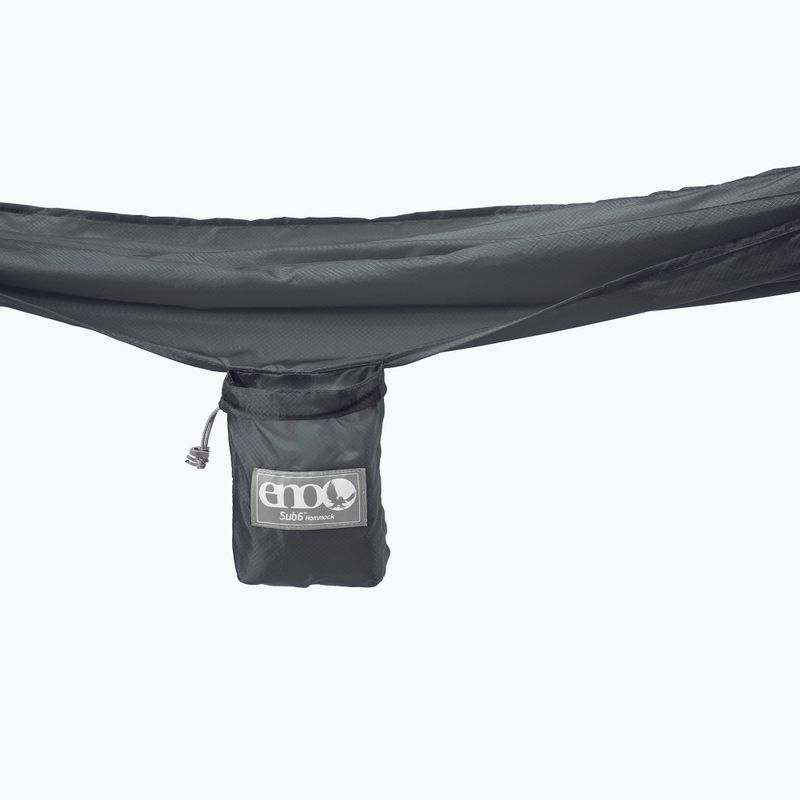 ENO Sub6 Ultralight charcoal hiking hammock 6