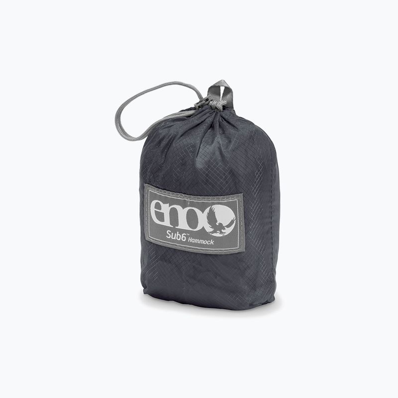 ENO Sub6 Ultralight charcoal hiking hammock 8