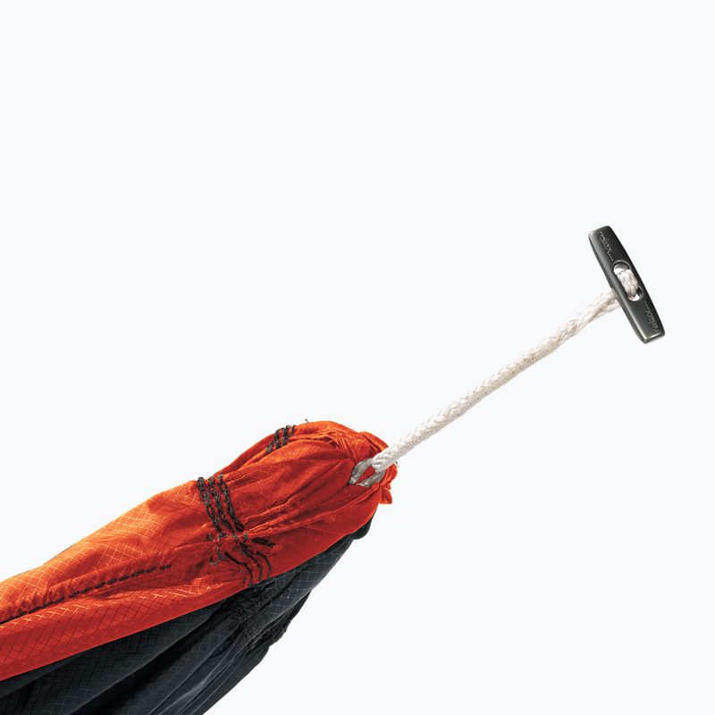 ENO SuperSub Ultralight charcoal/orange hiking hammock 3