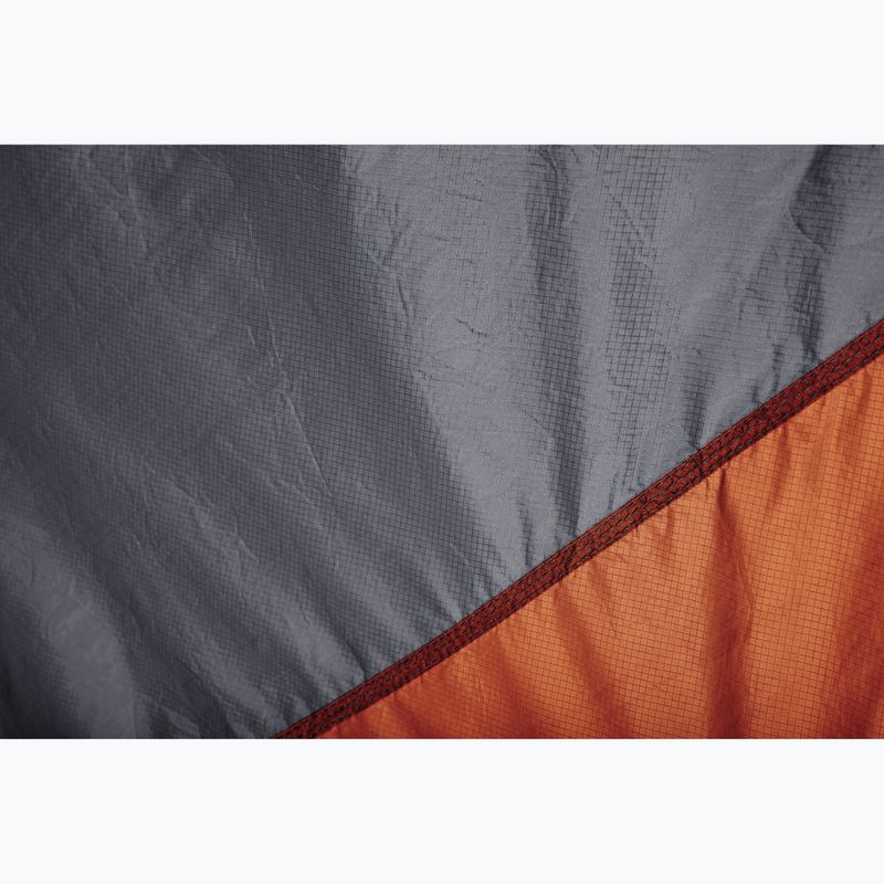 ENO SuperSub Ultralight charcoal/orange hiking hammock 7
