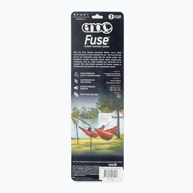 ENO Fuse Tandem Hammock System hammock connector salte 2