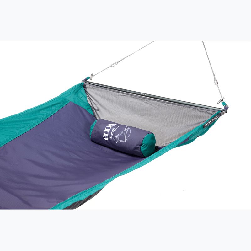 ENO SkyLoft seafoam/navy hiking hammock 4