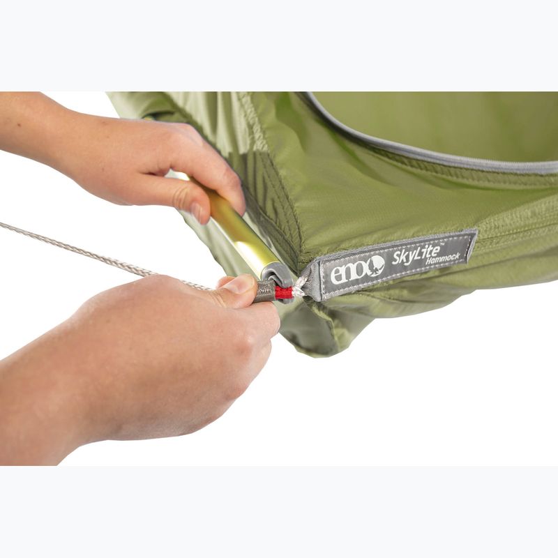 ENO SkyLite evergreen hiking hammock 7